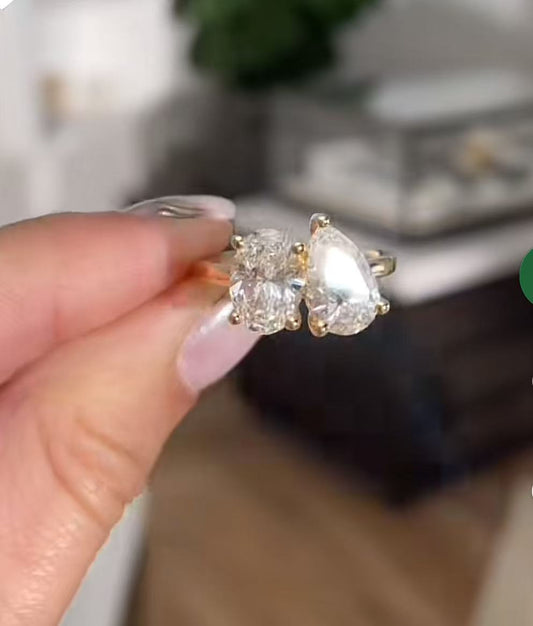 Two stone ring for Victoria