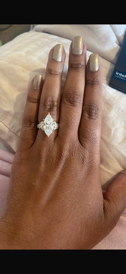 Juno Diamond Marquise diamond ring