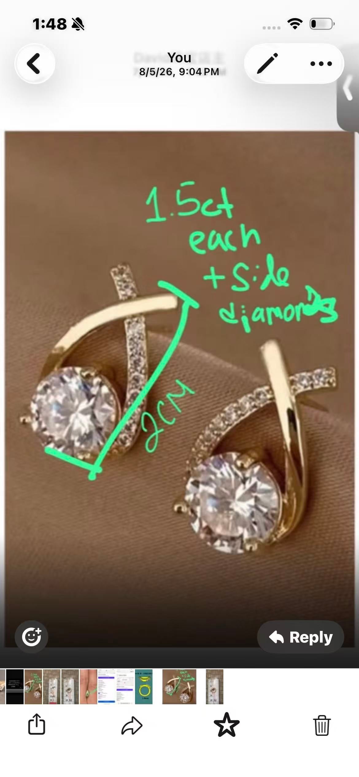 Juno Diamond A link for david to pay