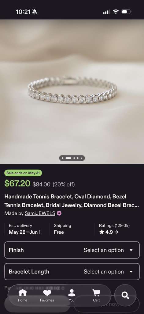 Juno Diamond stunning oval-shaped bezel-set tennis bracelet