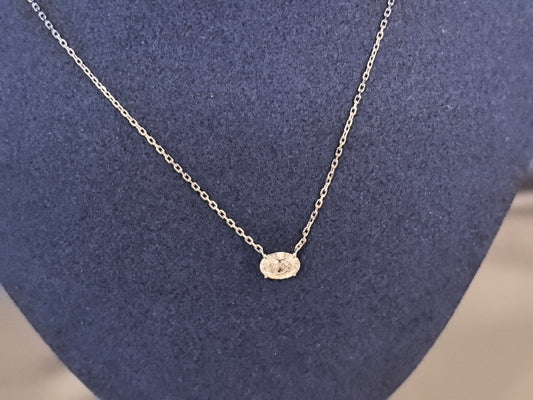 N-003 |Oval Shape Lab Diamond Pendant |Prong Set | Modern Heirloom | Elegant & Luxurious