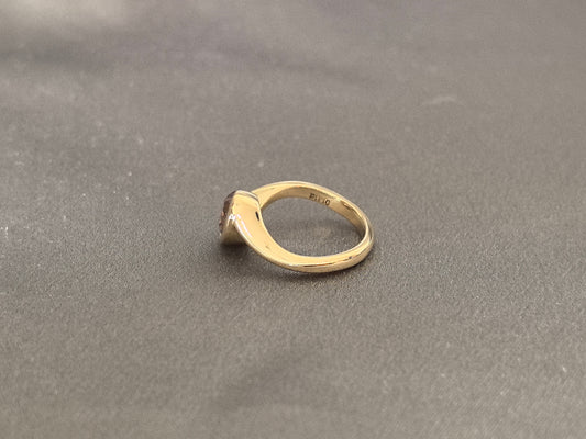OV-046|Oval Cut Lab Diamond Ring| Bezel Setting |Vintage Bridal Jewelry| Simple Solitaire Ring