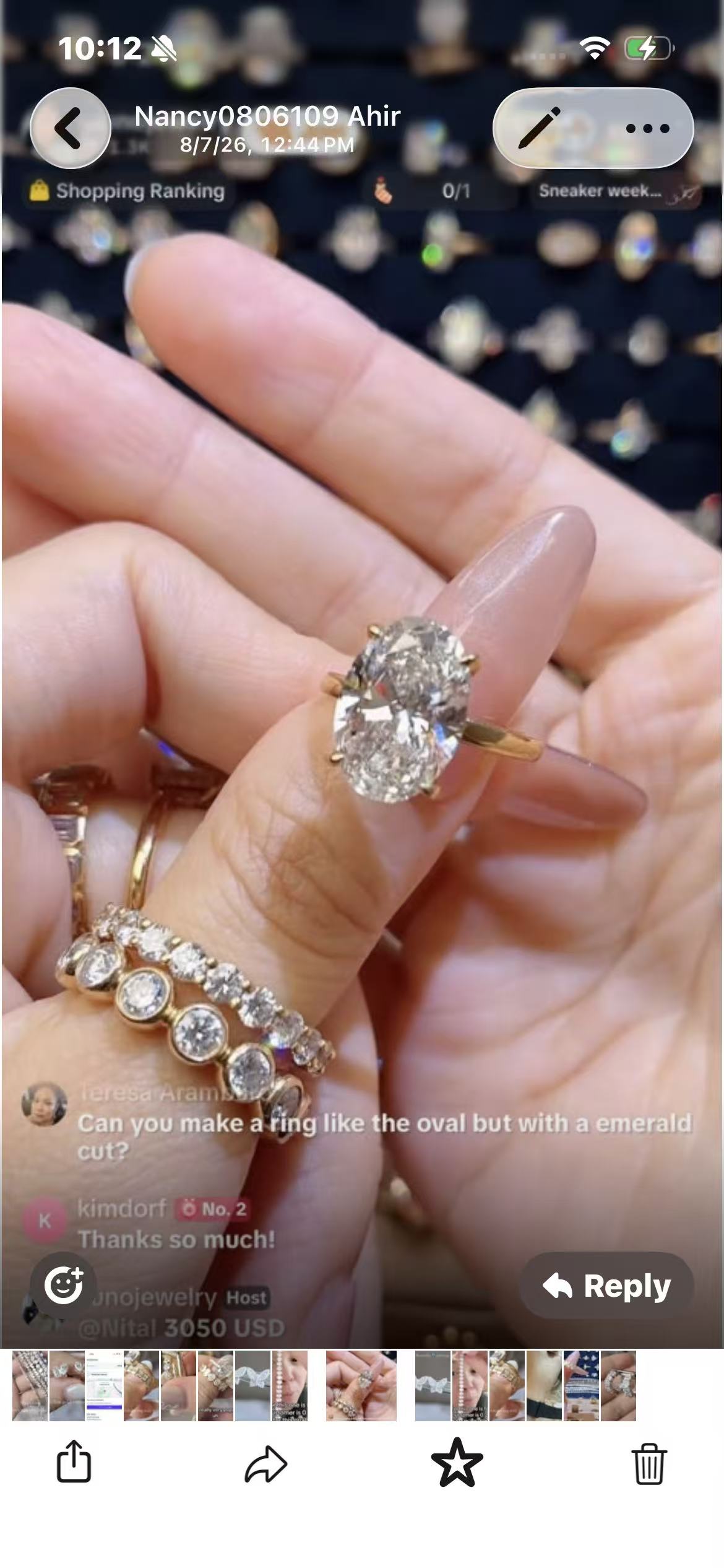 Juno Diamond A link for nancy to pay