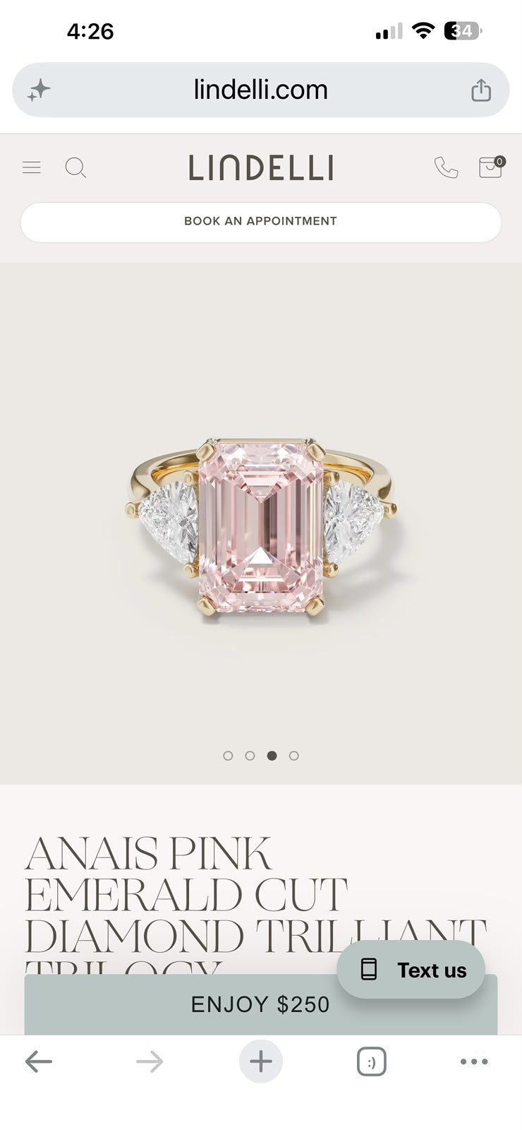 Juno Diamond a link for annie to pay