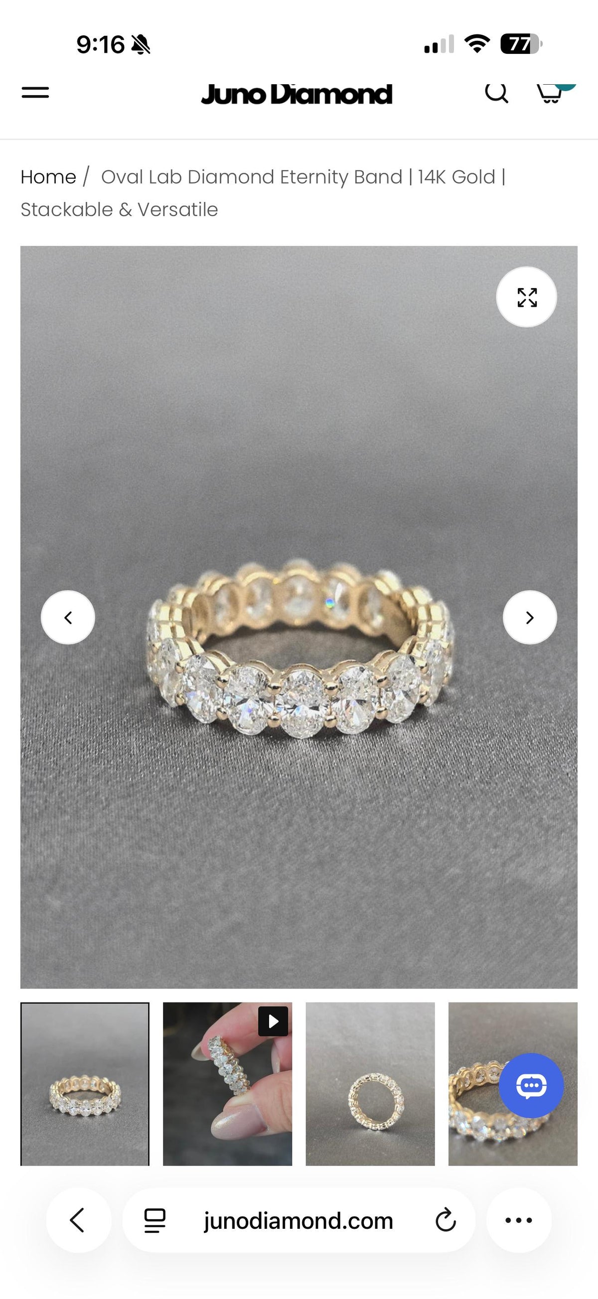 Juno Diamond A link for Andres Calderón to pay Custom Order
