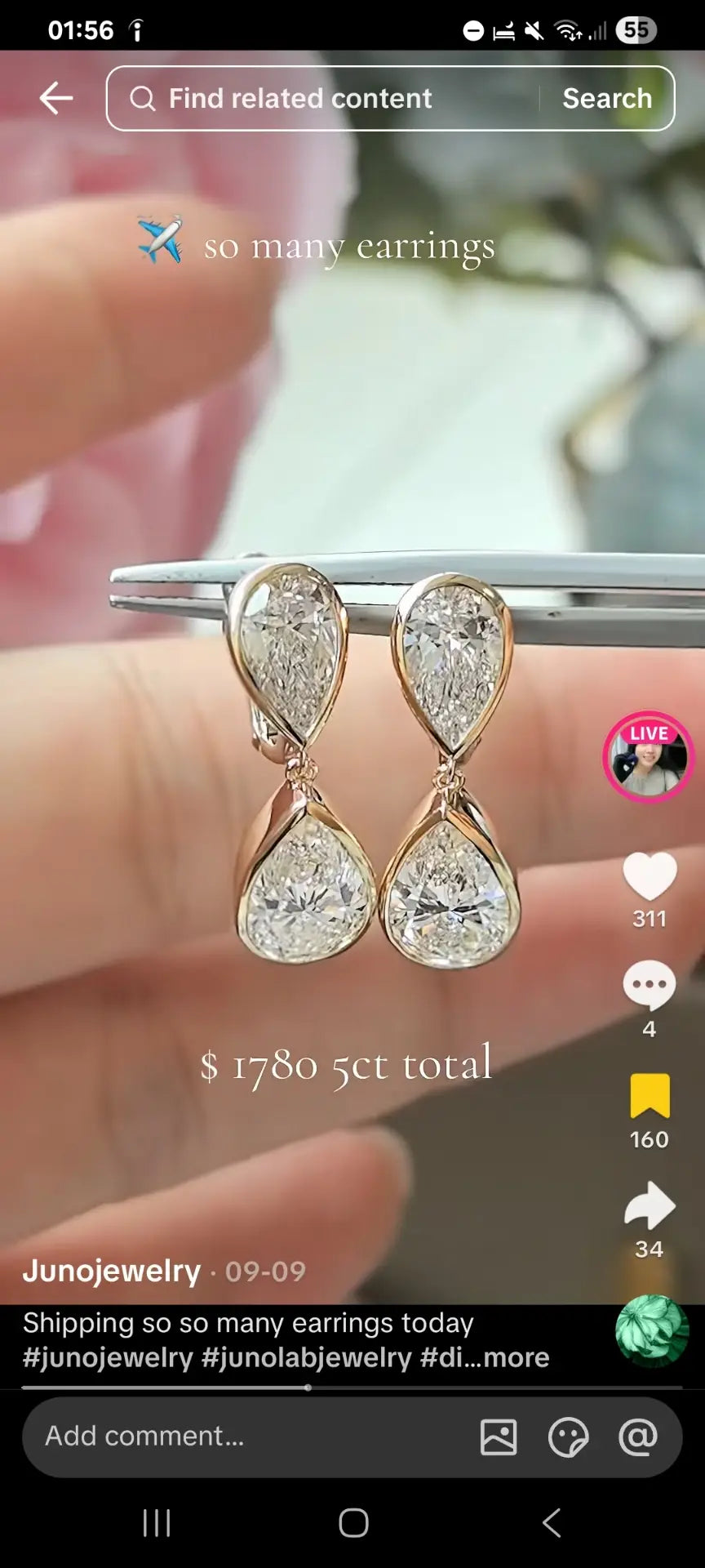 Juno Diamond A link for gabrielasilva2611 to pay Custom Order
