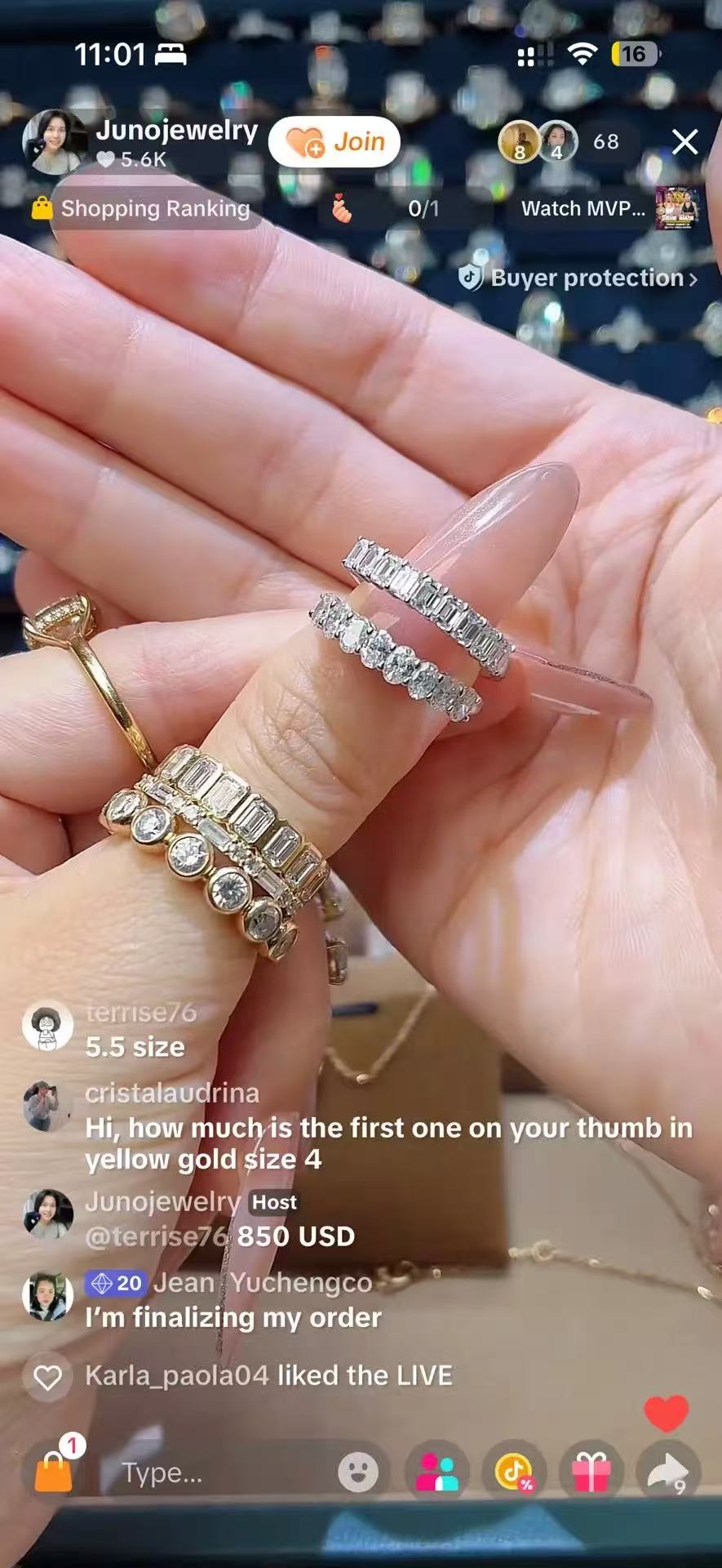 Juno Diamond A link for terrise76 to pay