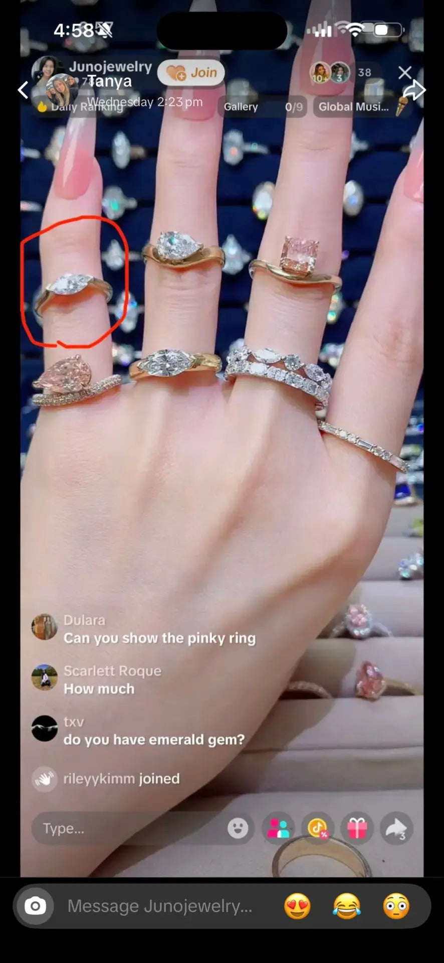 Juno Diamond A link for Tanya to pay Custom Order