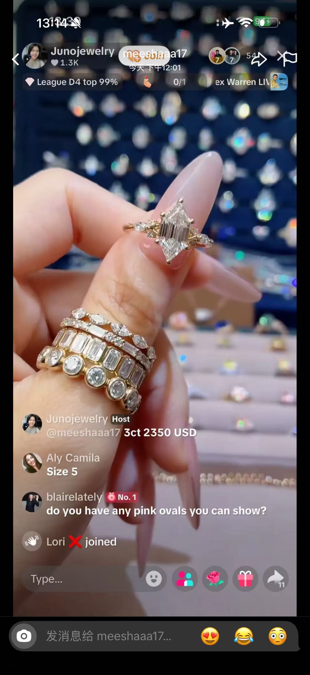 Juno Diamond A link for meeshaaa to pay