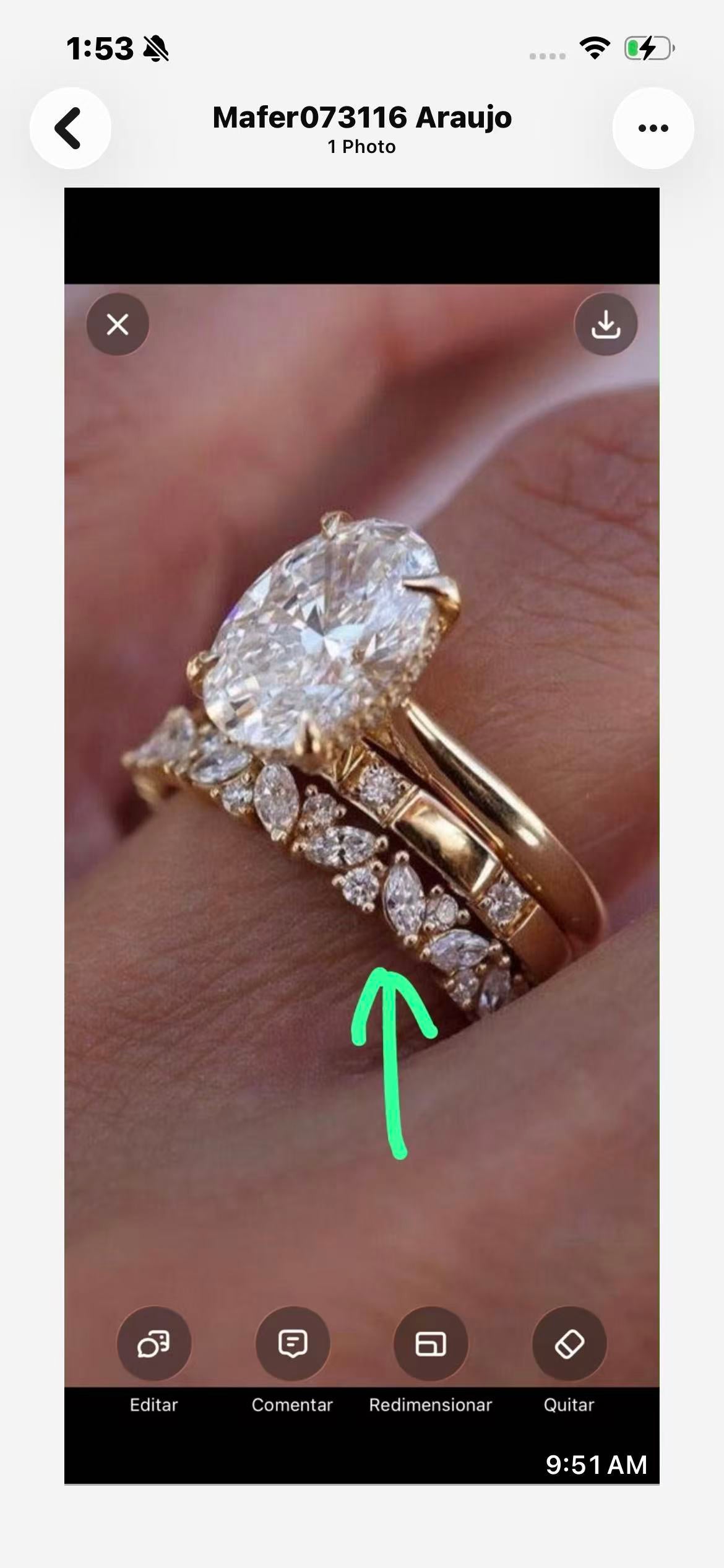 Juno Diamond A link for mafer to pay
