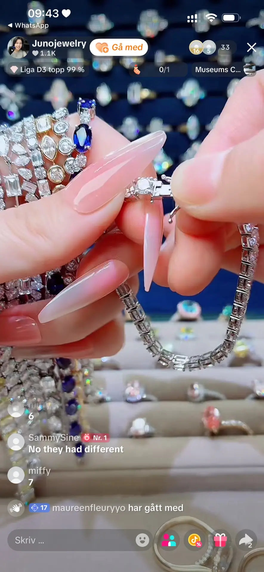 Juno Diamond A link for SammySine to pay