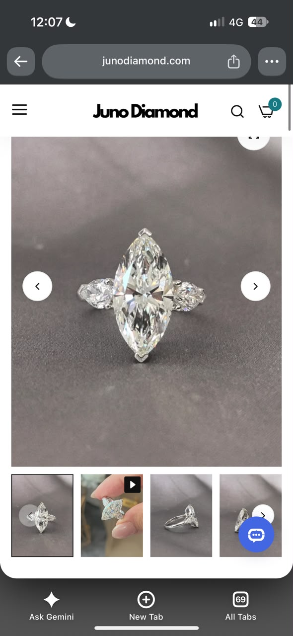 Juno Diamond A link for Carlos Acosta to pay Custom Order