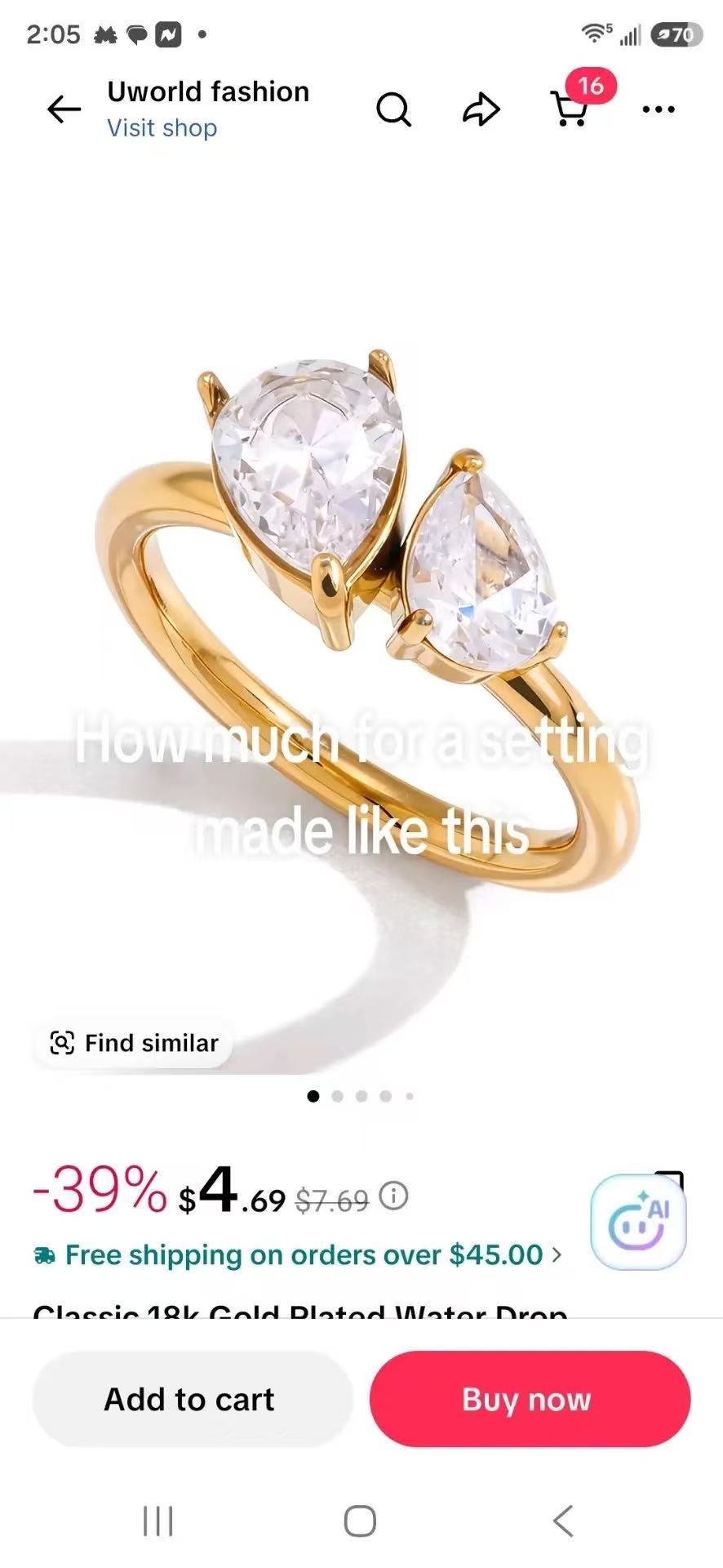 Juno Diamond A link for Sharon to pay
