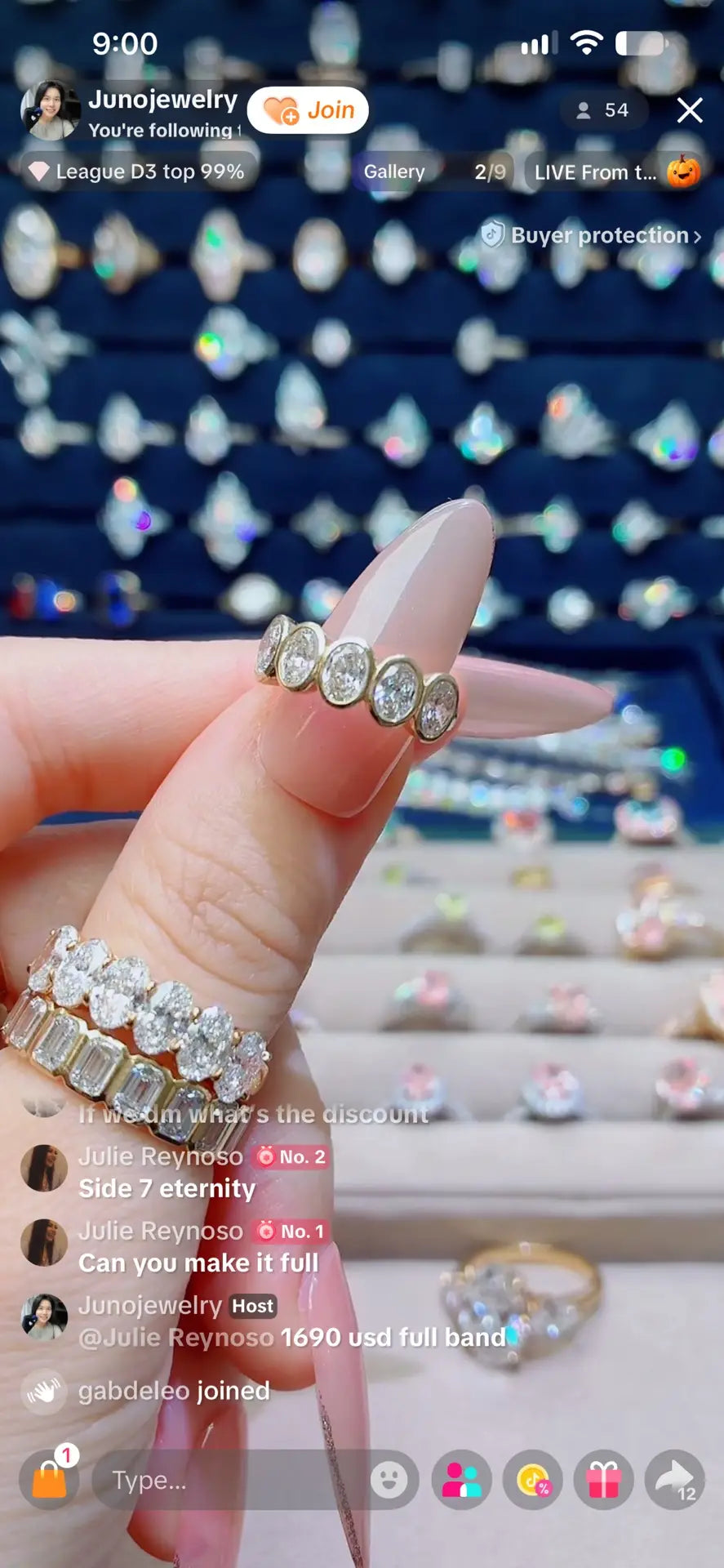 Juno Diamond A link for Julie Reynoso to pay Custom Order