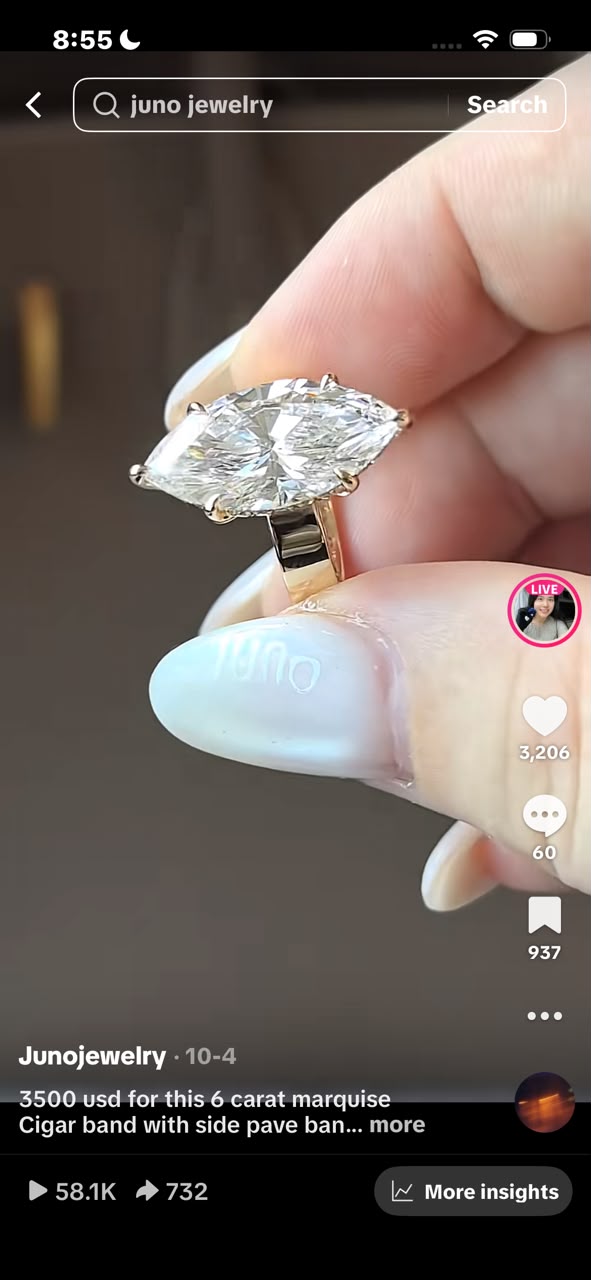 Juno Diamond A link for Brandon V to pay Custom Order