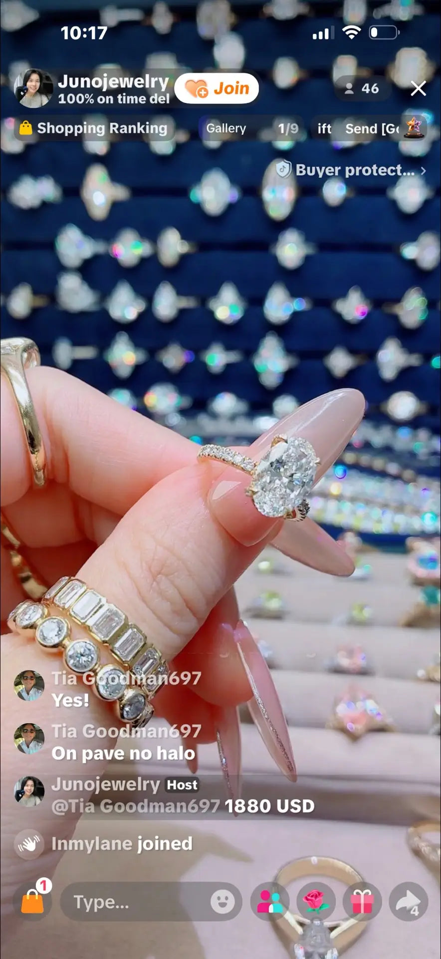 Juno Diamond A link for Tia Goodman697 to pay Custom Order