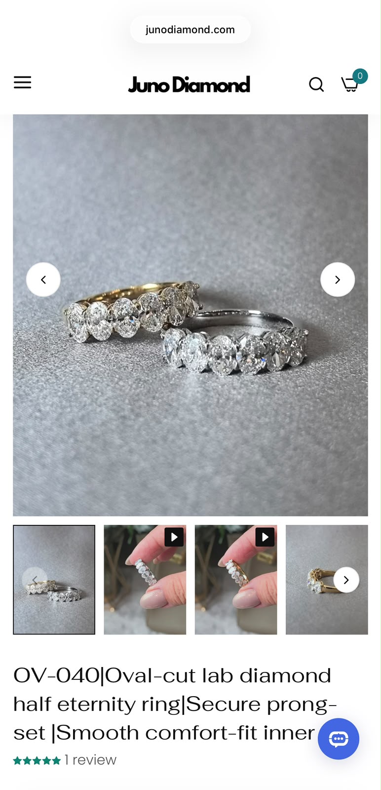 Juno Diamond A link for Vera Iliescu to pay Custom Order