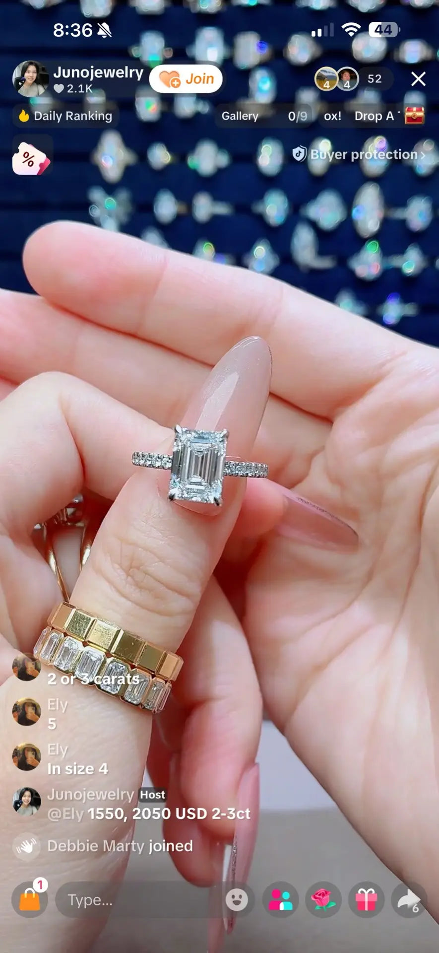 Juno Diamond A link for Ely to pay Custom Order