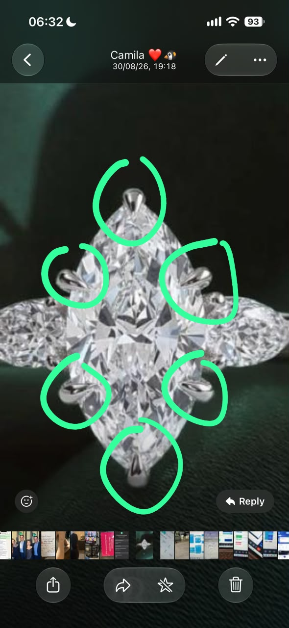 Juno Diamond A link for Carlos Acosta to pay Custom Order