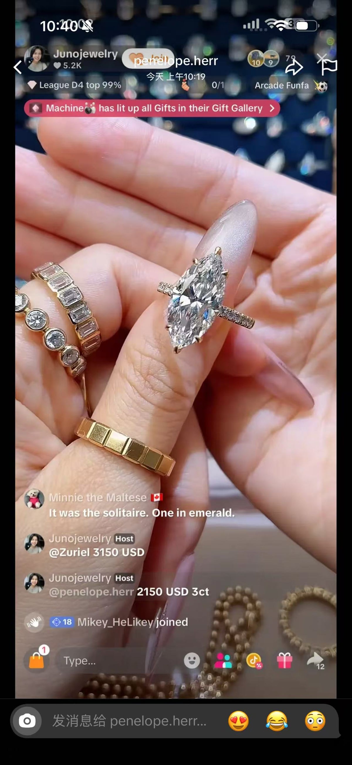 Juno Diamond A link for Penelope to pay
