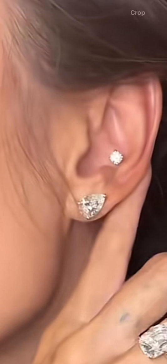 2 carat each pear ear studs a link to pay