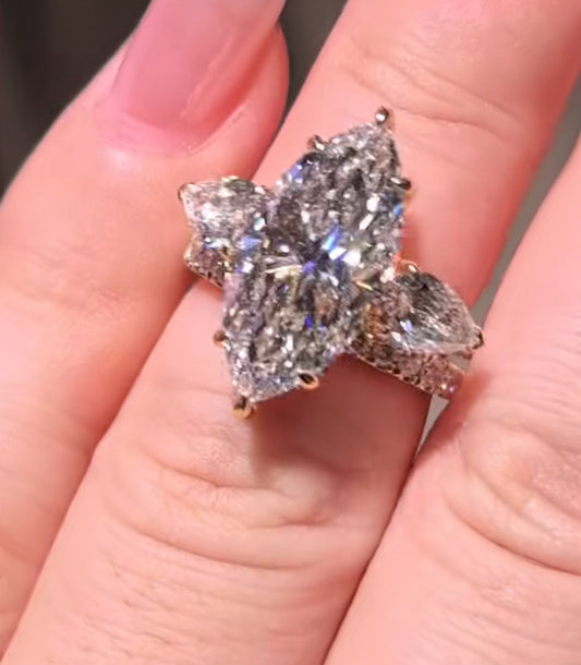 1 carat marquise with open band to pay half