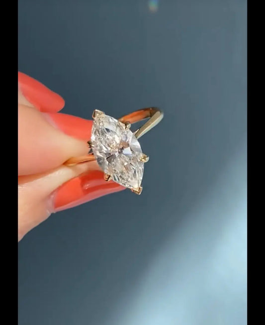 Juno Diamond Marquise ring deposit