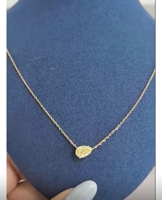 Juno Diamond Yellow diamond necklace