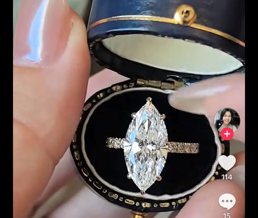 Juno Diamond Marquise ring to pay half