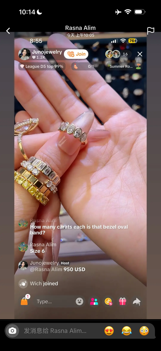 Juno Diamond A link for Rasna to pay