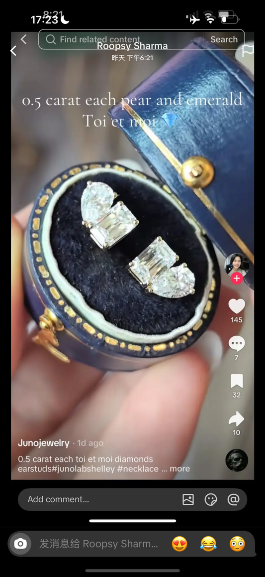 Juno Diamond A link for Roopsy to pay
