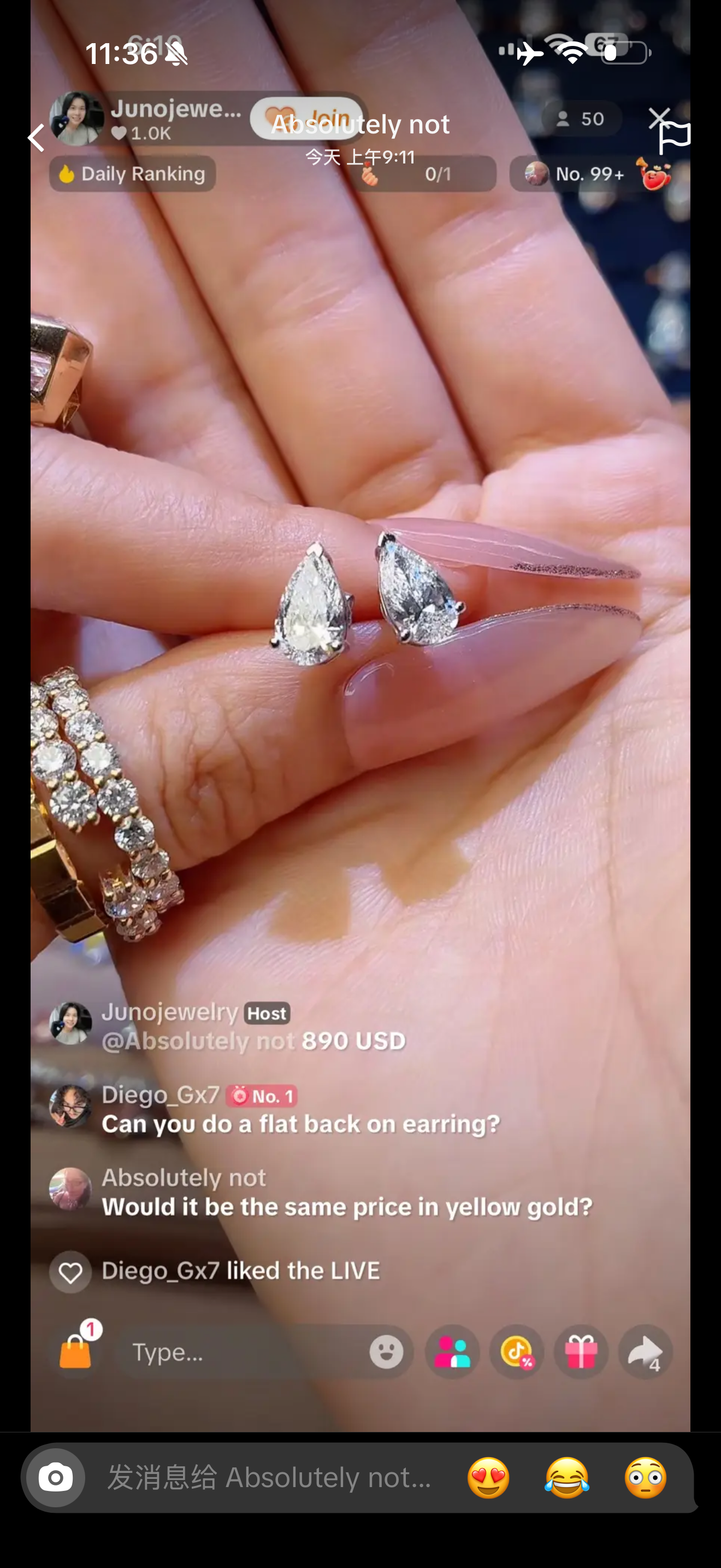 Juno Diamond A link for Absolutely to pay(B)