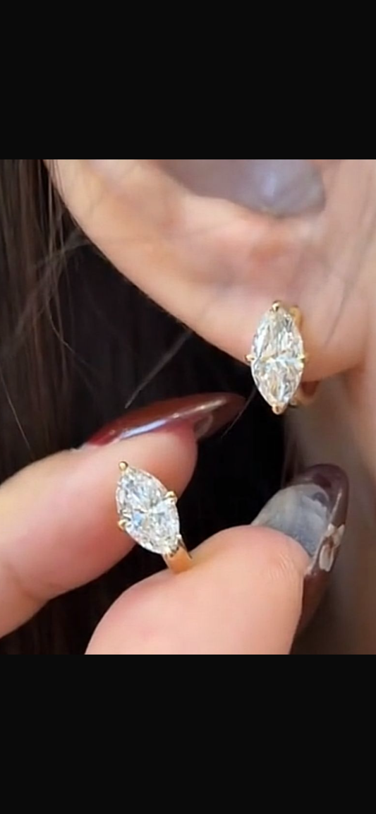 Juno Diamond A link to pay marquise earstuds