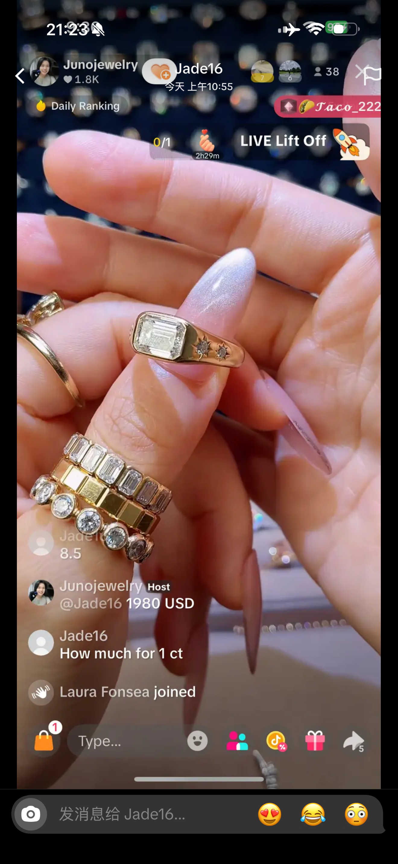 Juno Diamond A link for Jade to pay (B)