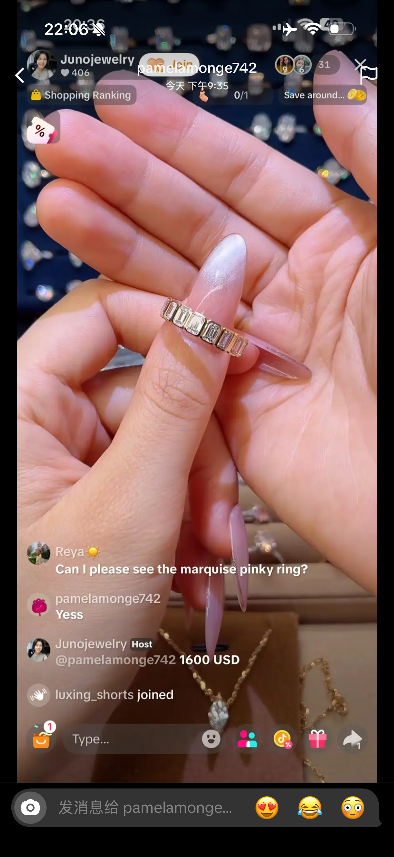 Juno Diamond A link for pamelam to pay (B)
