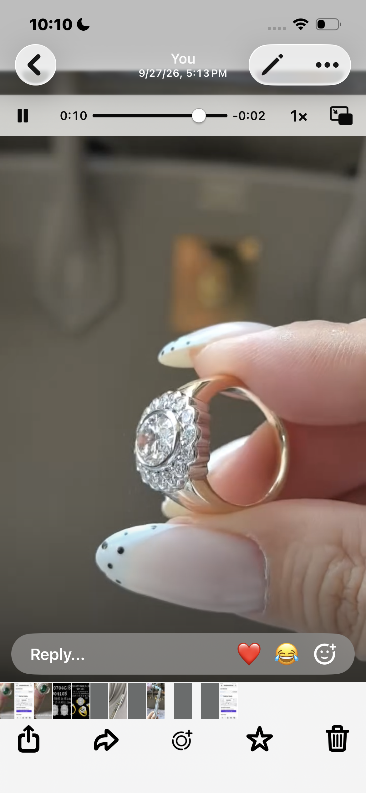 Juno Diamond 1.5 carat oval signet pinky ring
