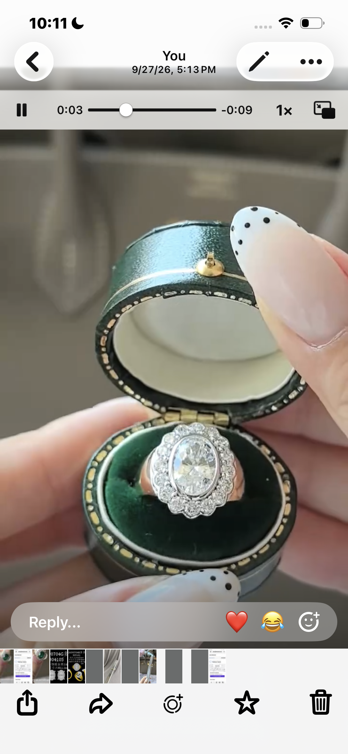 Juno Diamond 1.5 carat oval signet pinky ring