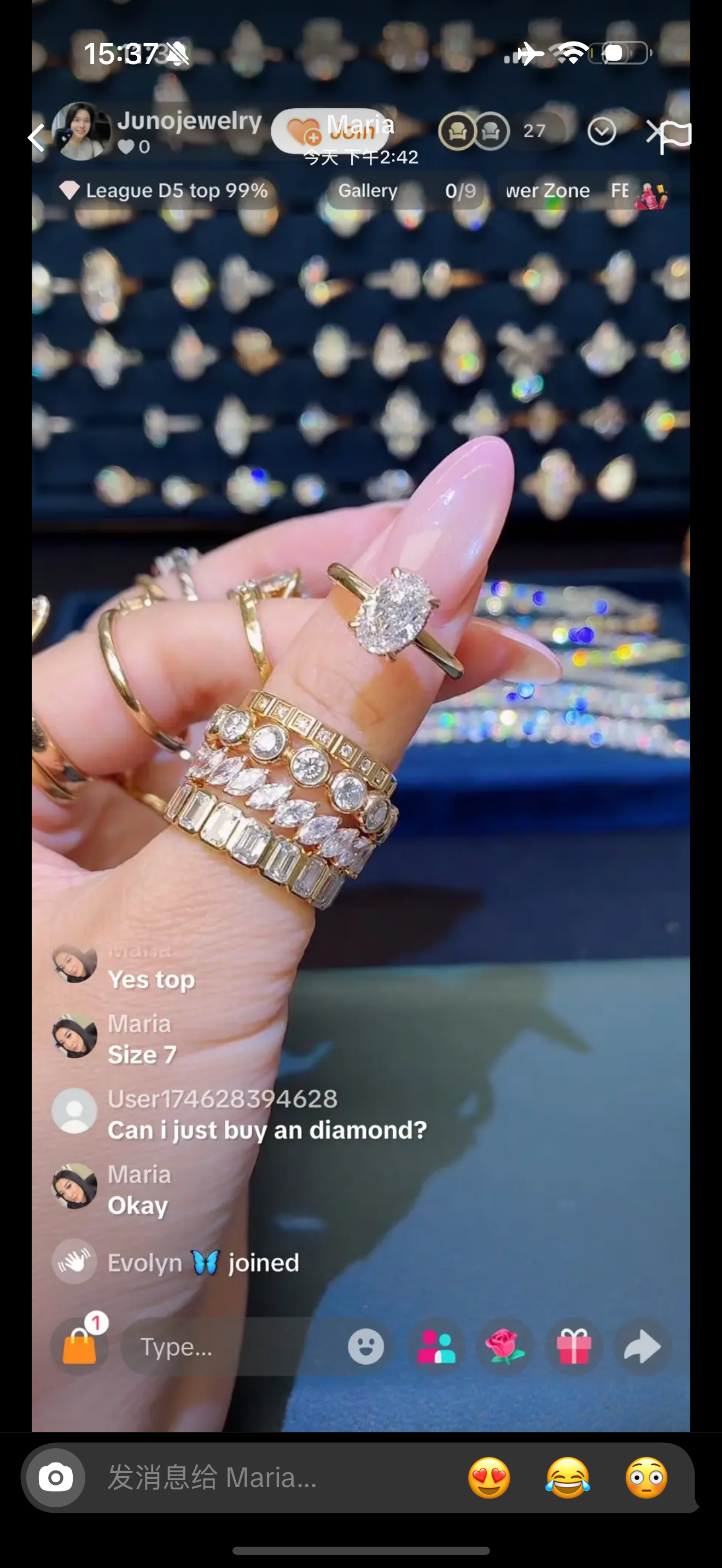 Juno Diamond A link for Maria to pay(B)
