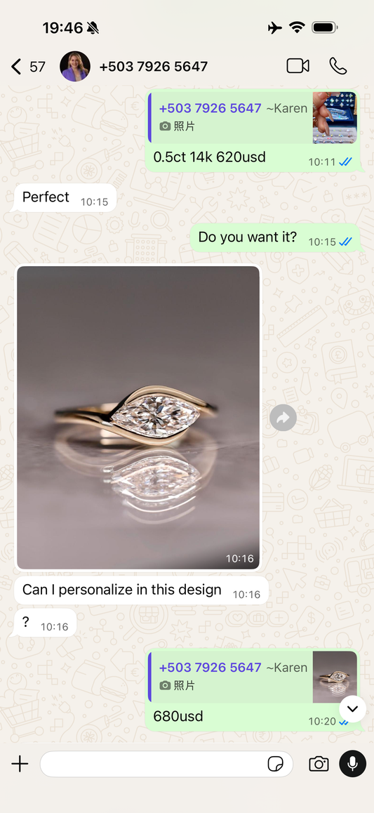 Juno Diamond A link for Karen to pay(B)