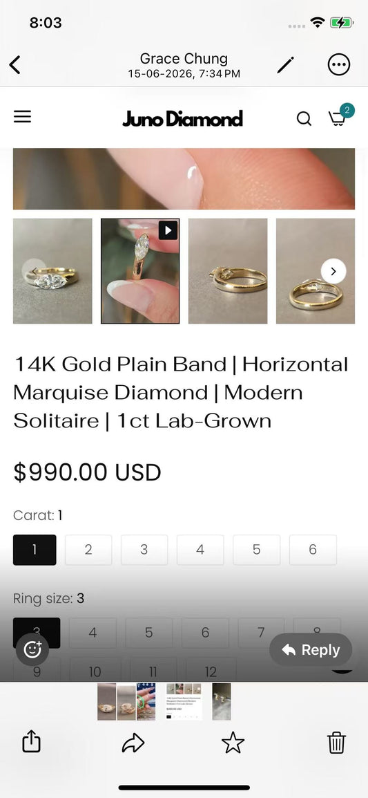Juno Diamond A link for grace to pay