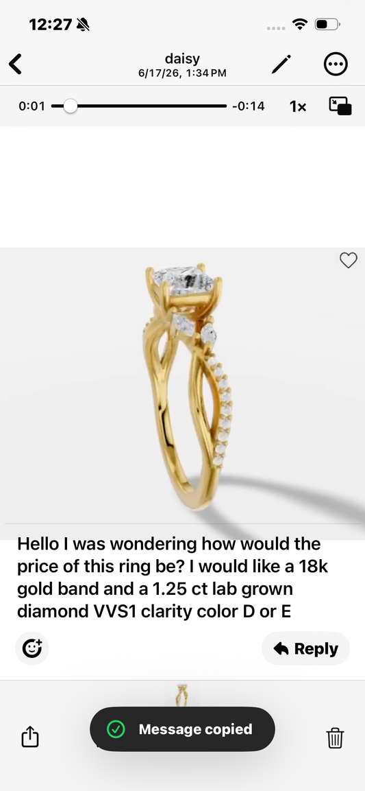 Juno Diamond A link for daisy to pay