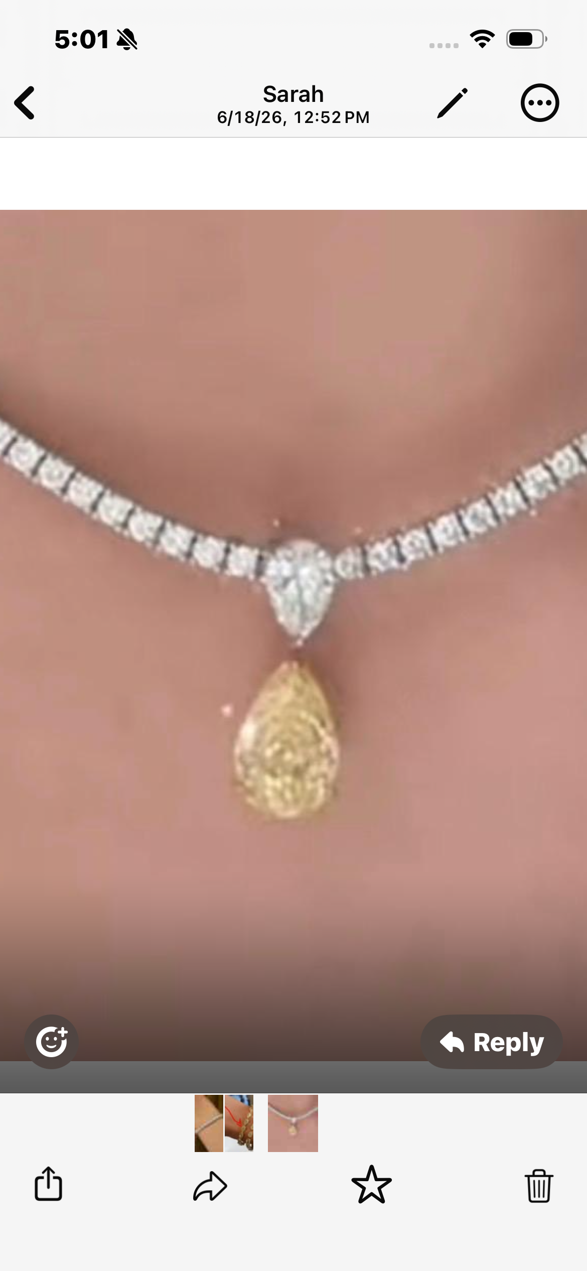 Juno Diamond A link for Sarah to pay