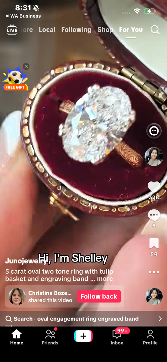Juno Diamond A link for Christina to pay