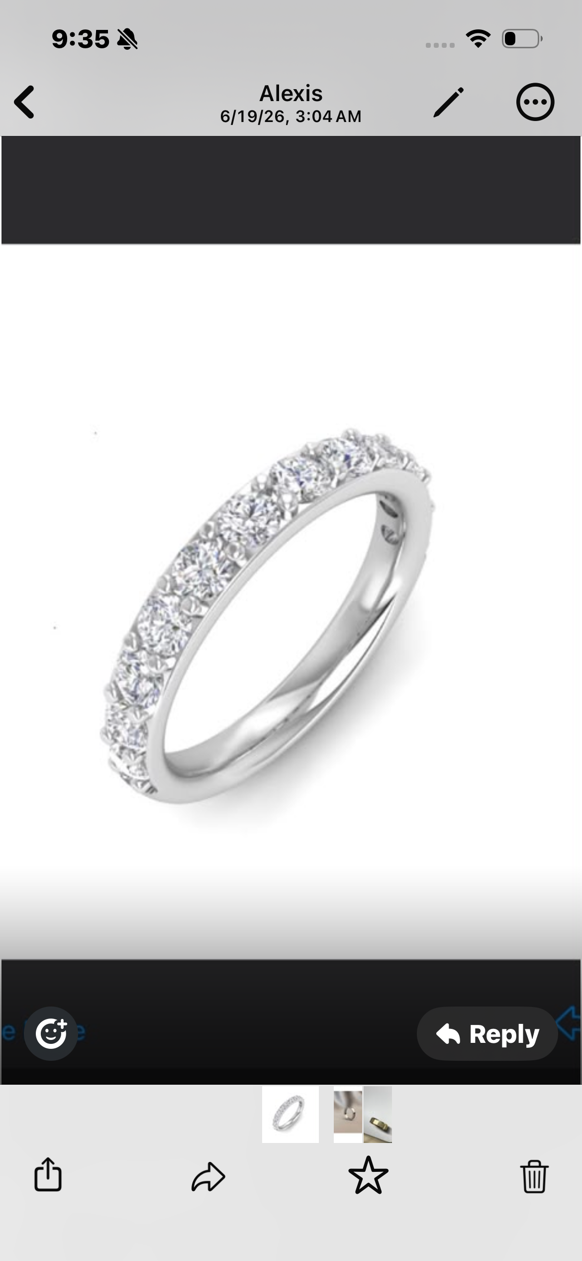 Juno Diamond A link for Alexis to pay