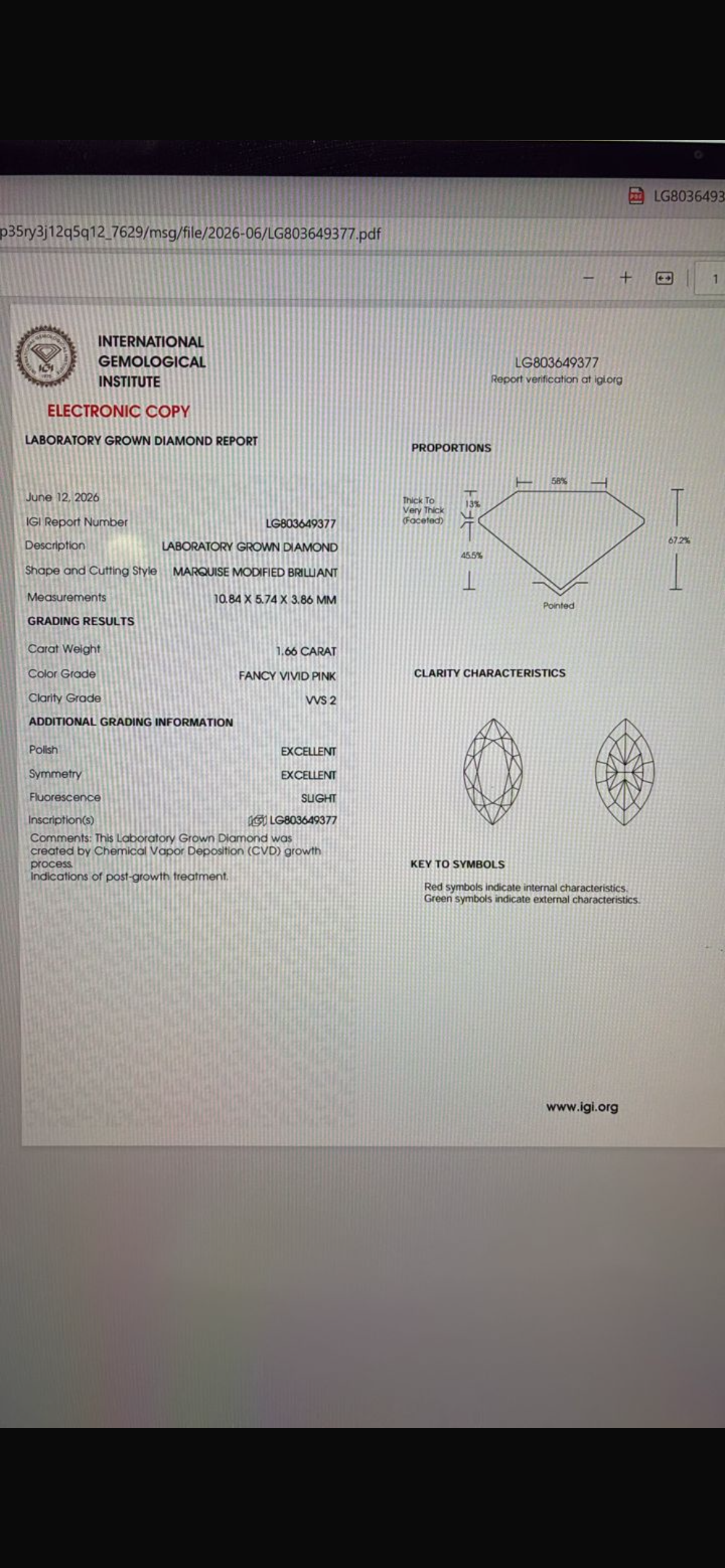 Juno Diamond A link for Janae to pay