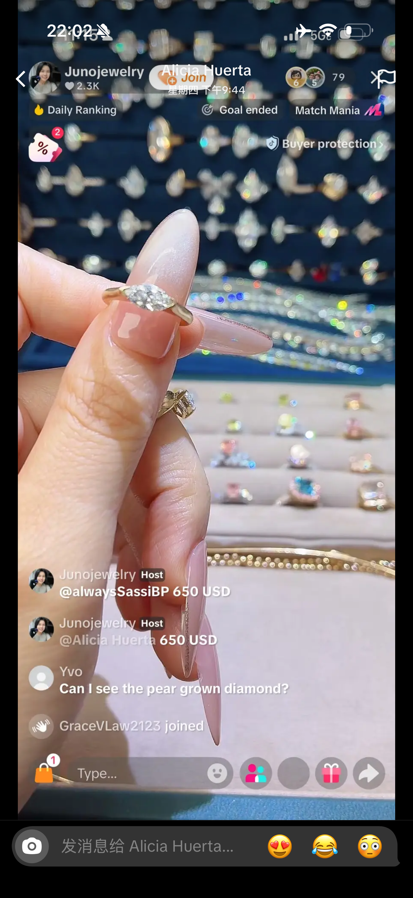 Juno Diamond A link for Alicia to pay(B)
