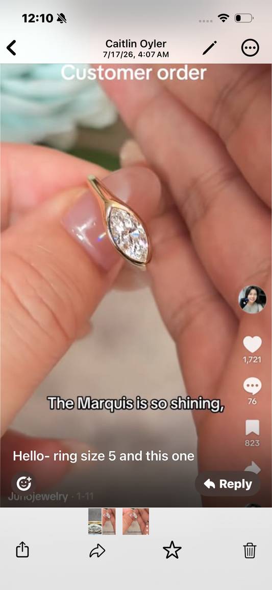 Juno Diamond A link for Caitlin to pay