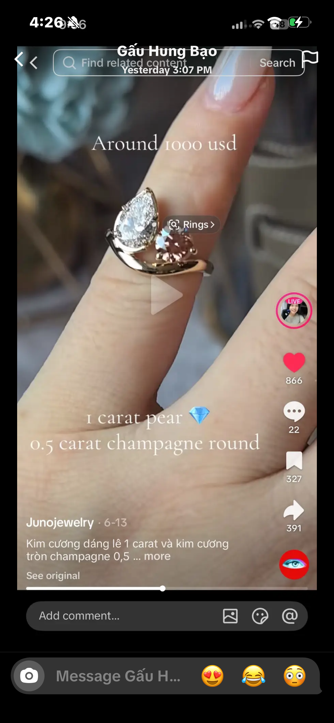 Juno Diamond A link to pay AB