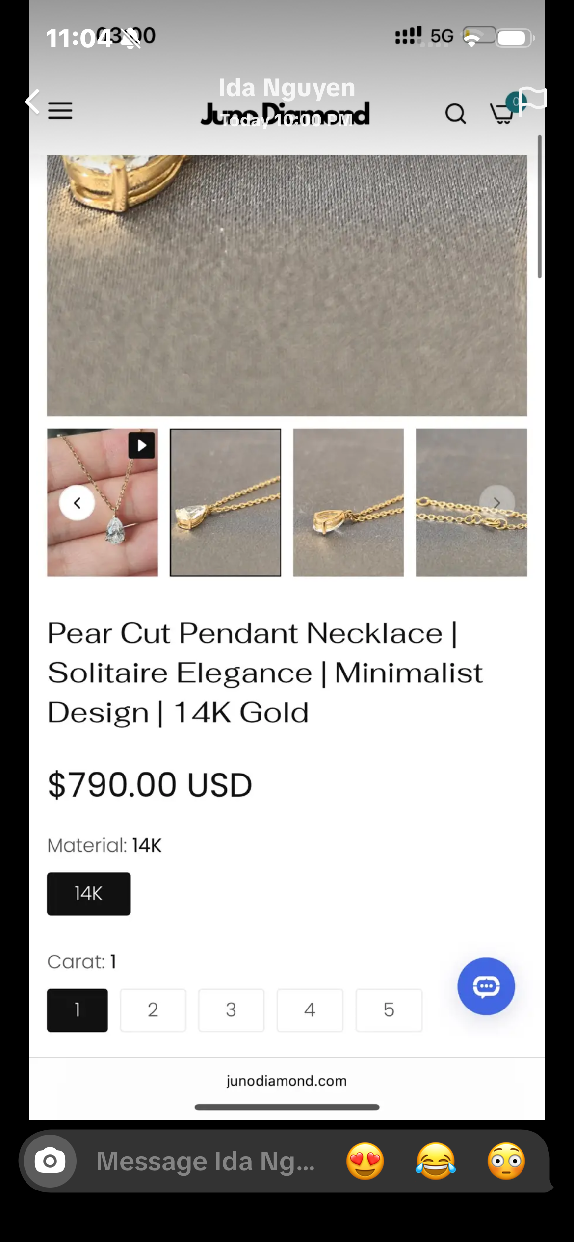 Juno Diamond A link for ida to pay