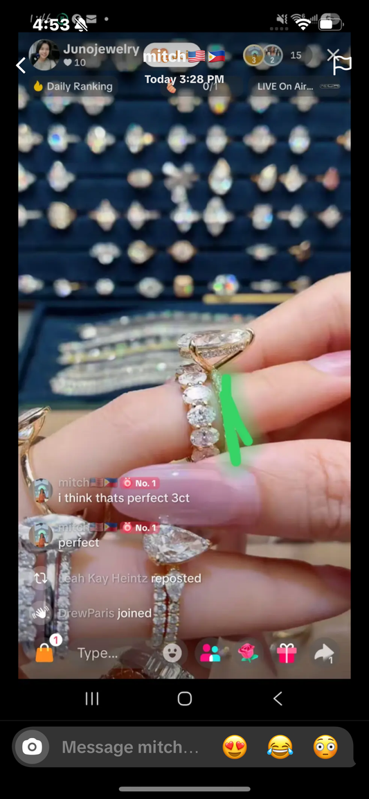 Juno Diamond A link for Mitch to pay 3 rings